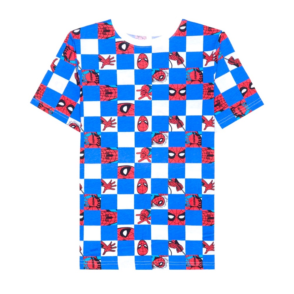 BNWT - Spider-man AOP Big Boys Short Sleeve Graphic T-Shirt, M